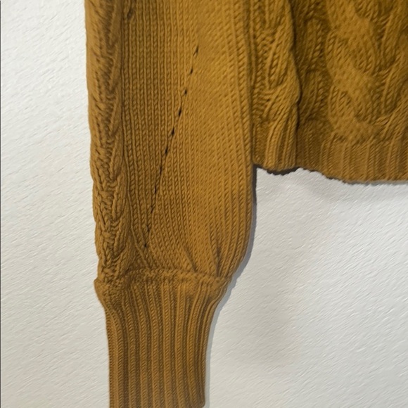 NWOT Free People Sandre Cable Stitch Pullover Sweater XL - Picture 5 of 8